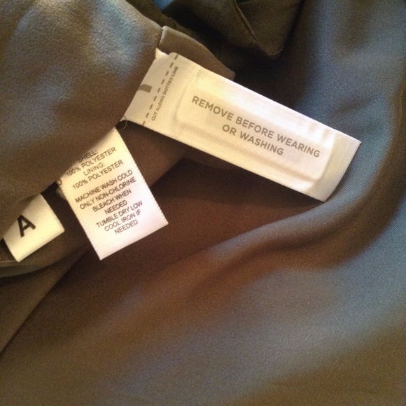 Ann Taylor Loft Olive Green Ruffle Dress - Picture 4 of 6